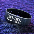 WristWake silent vibrating alarm band in Black