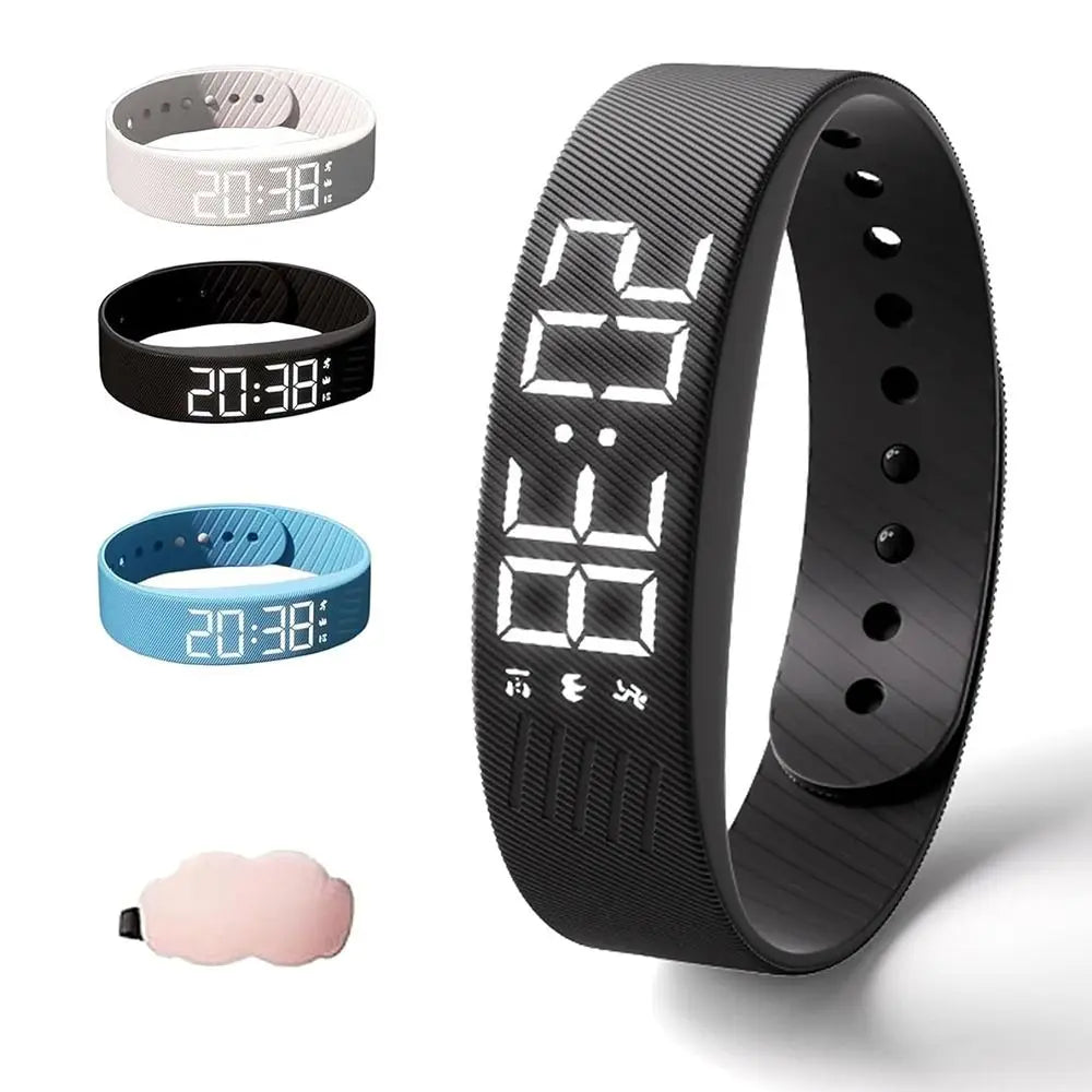 WristWake vibrating alarm band colour range