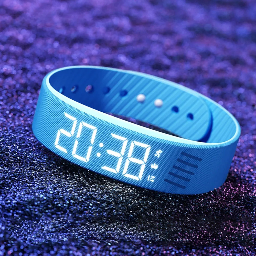 WristWake silent vibrating alarm band in Dark Blue